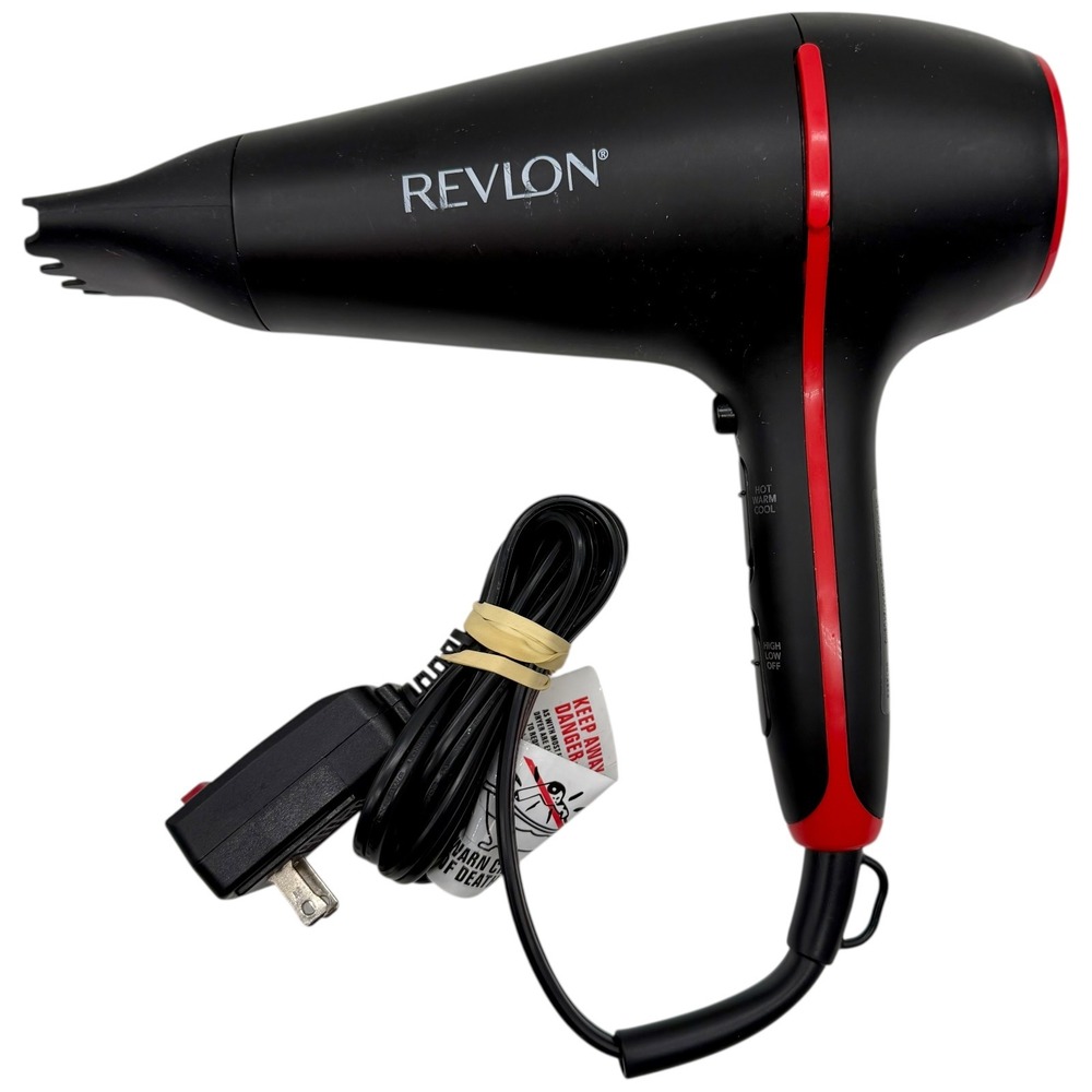 Conair 1875 Hair Dryer Chrome Ionic Ceramic Tech and Revlon Hair Dryer Lot - Picture 6 of 12